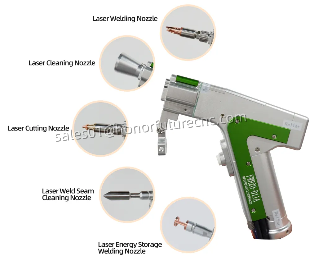 Industrial Handheld Laser Welder - 5 in 1 Handheld Industrial Battery
