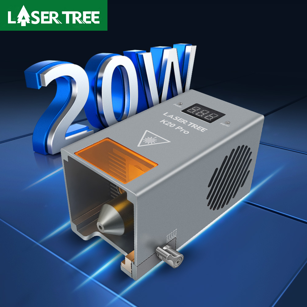 Air Assist Pump Laser - LASER TREE 20W Optical Power Laser