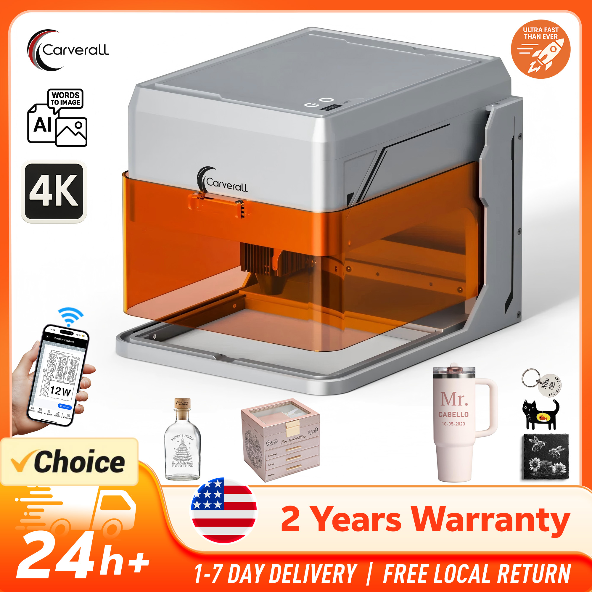 Industrial Laser Cutting - Laser Engraver Machine Desktop WiFi USB