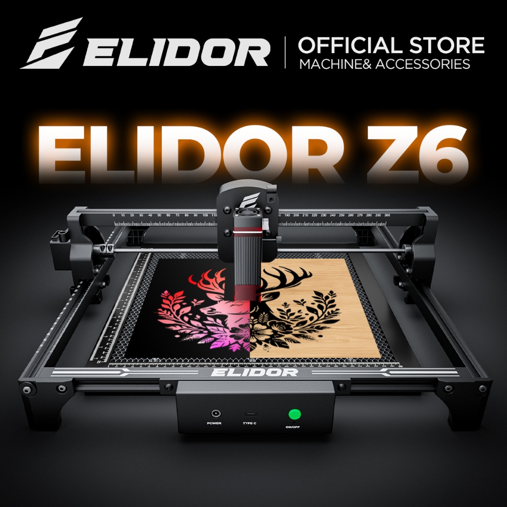 Industrial Laser Solutions - ELIDOR Z6 6W Laser Engraver and