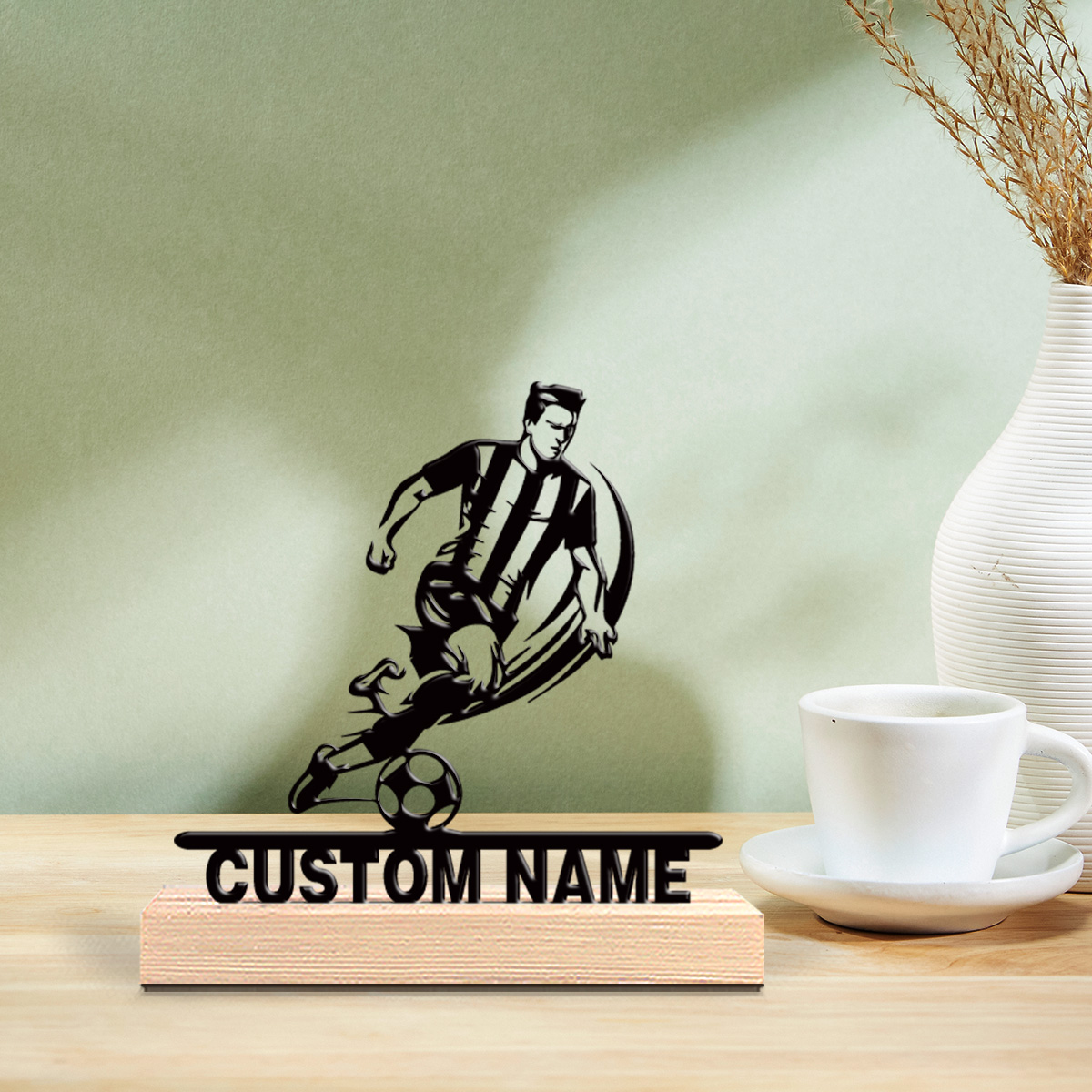 Industrial Laser Marker - 1pc Personalized Custom Football player Metal