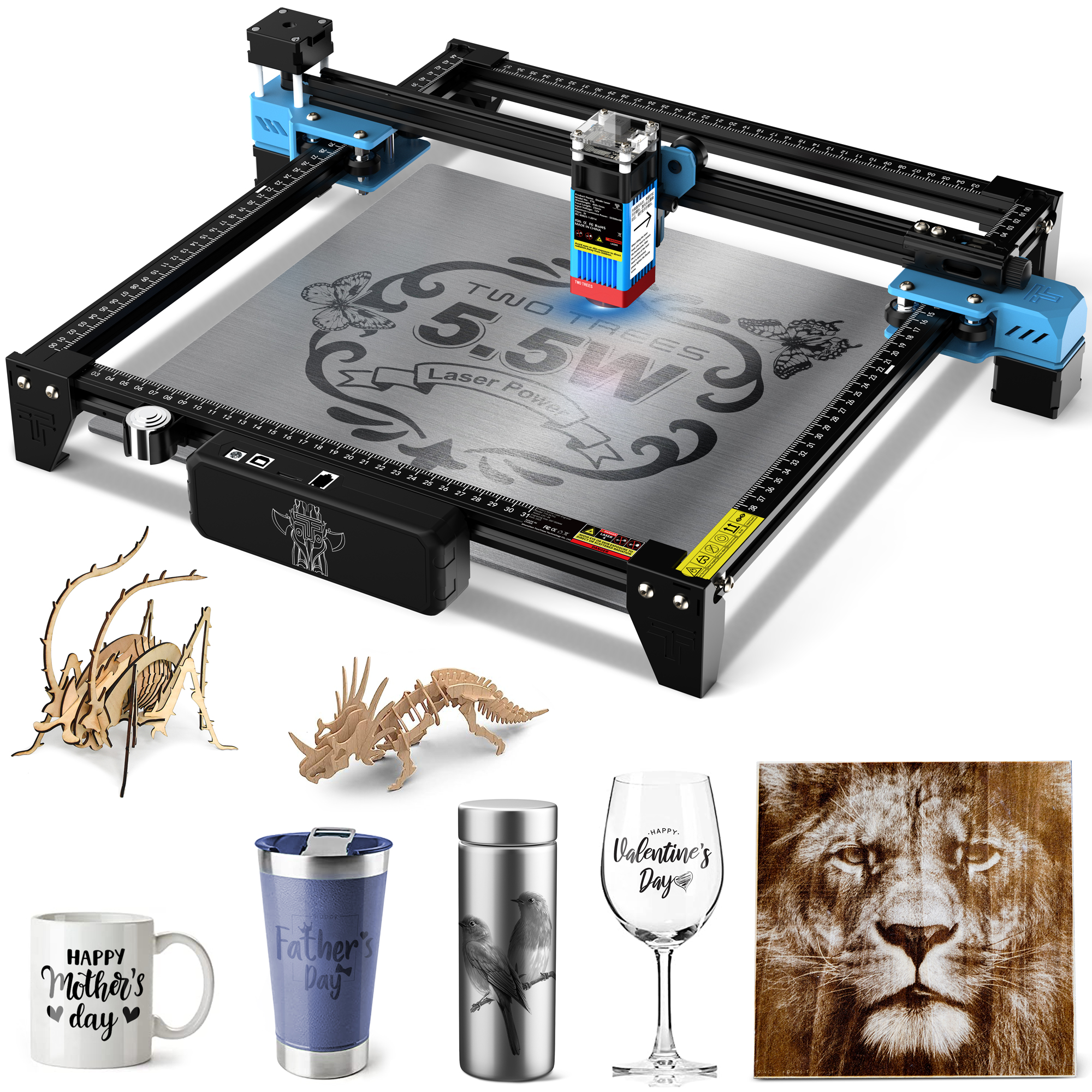 Industrial Laser Sensor - TwoTrees TTS-55 PRO CNC Laser Engraving