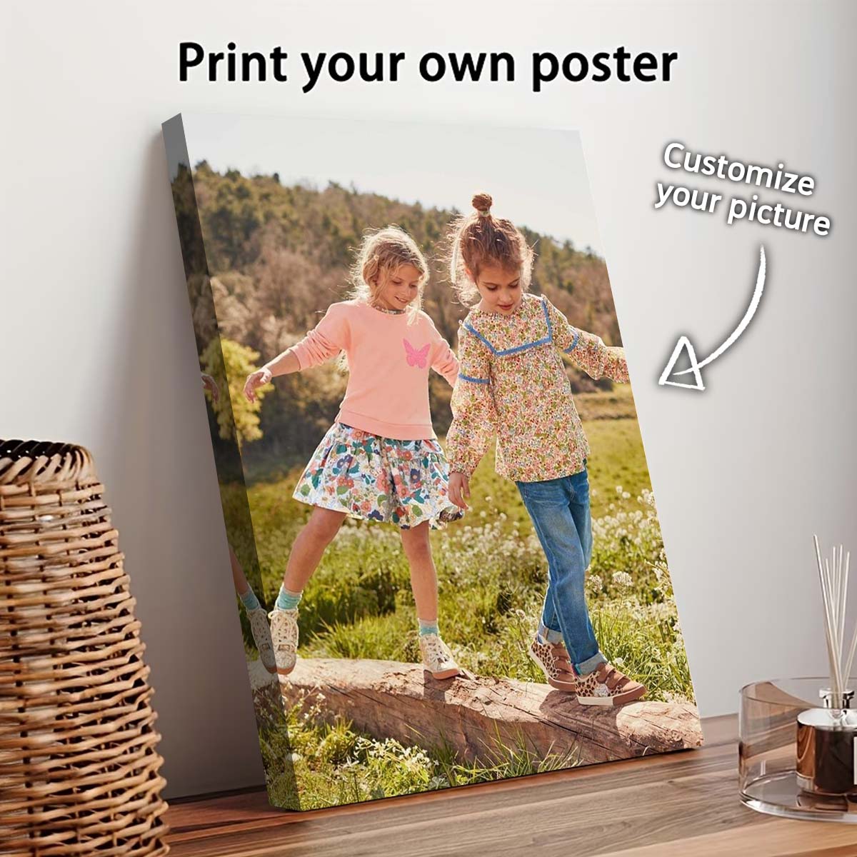 Industrial Laser Marker - Custom photo canvas printing, vibrant modern