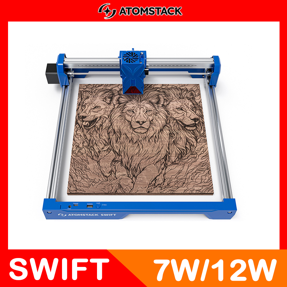 Industrial Laser Solutions - ATOMSTACK Swift 7W Portable Laser Engraver