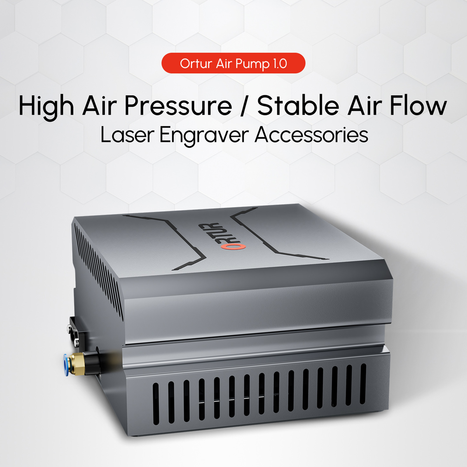 Ortur Air Assist Pump 50L/Min  - Air Assist Pump Laser incelemesi ve fiyatı