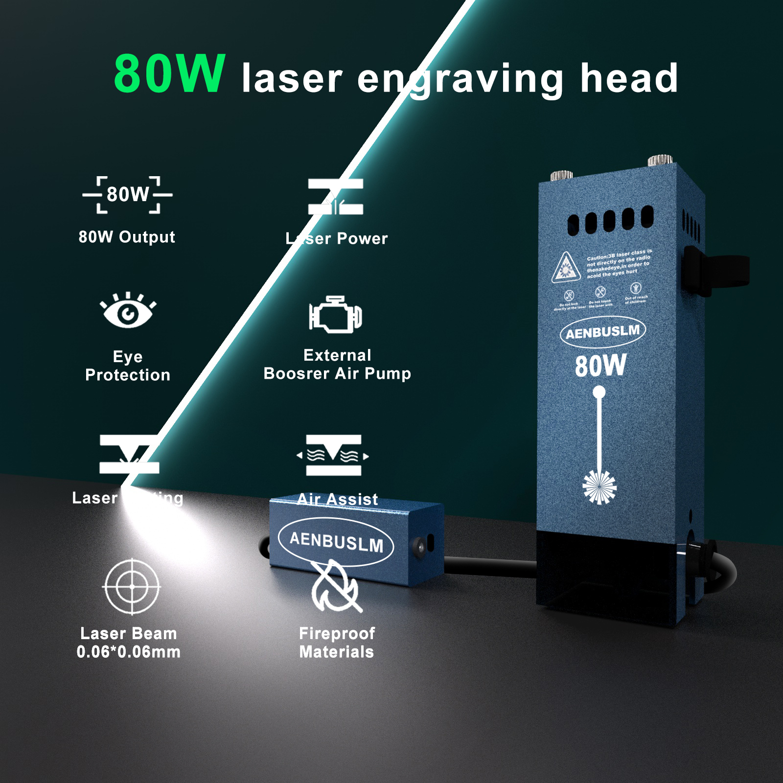 AENBUSLM 80W Laser Engraving H - Industrial Laser Solutions incelemesi ve fiyatı
