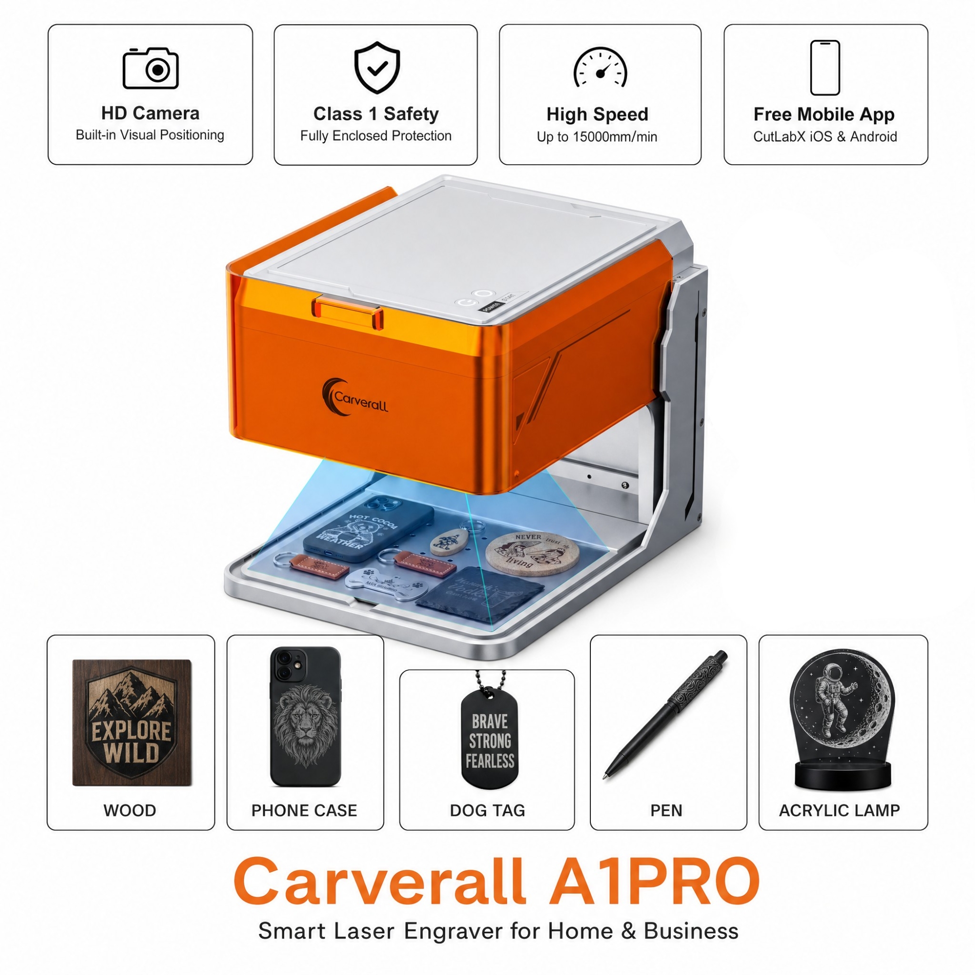Carverall A1PRO Desktop Laser  - Industrial Laser Solutions incelemesi ve fiyatı