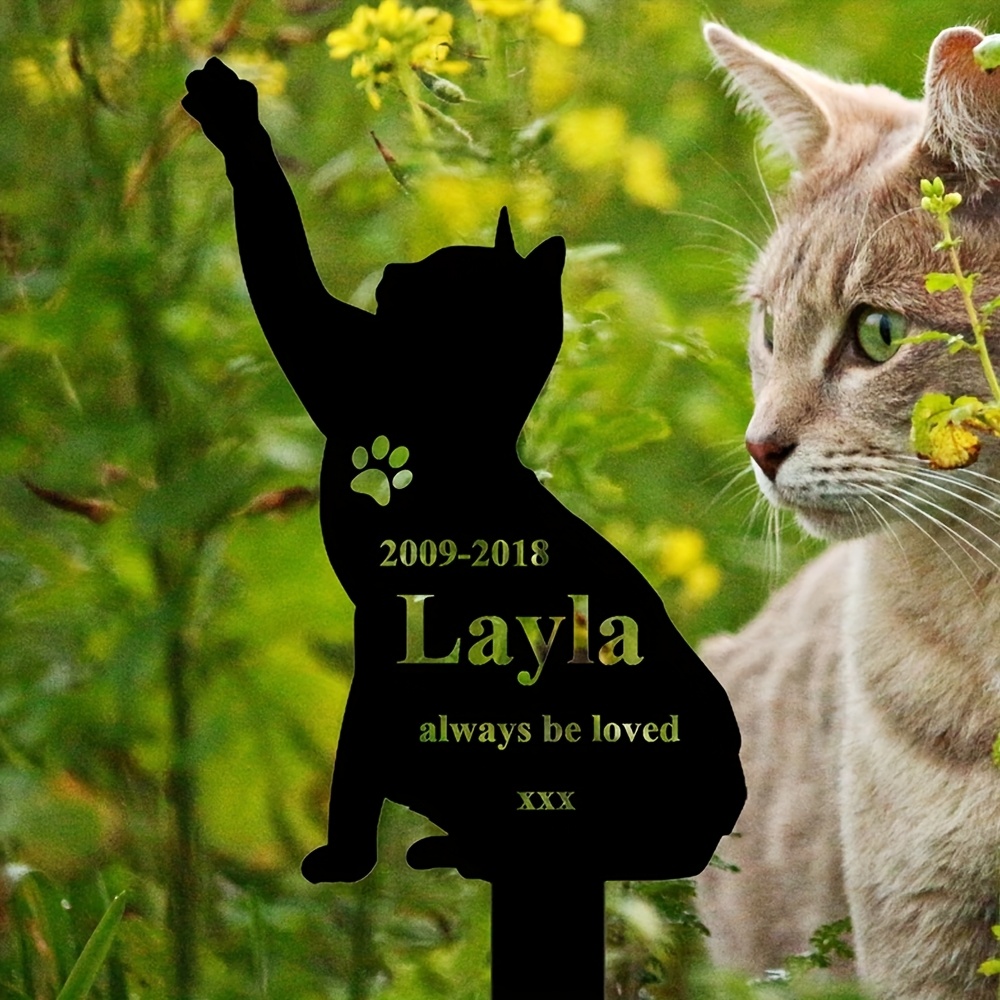 Custom Cat Memorial Stake, Cat - Industrial Laser Marker incelemesi ve fiyatı