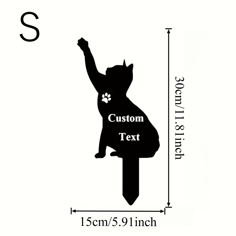Custom Cat Memorial Stake, Cat - Industrial Laser Marker incelemesi ve fiyatı