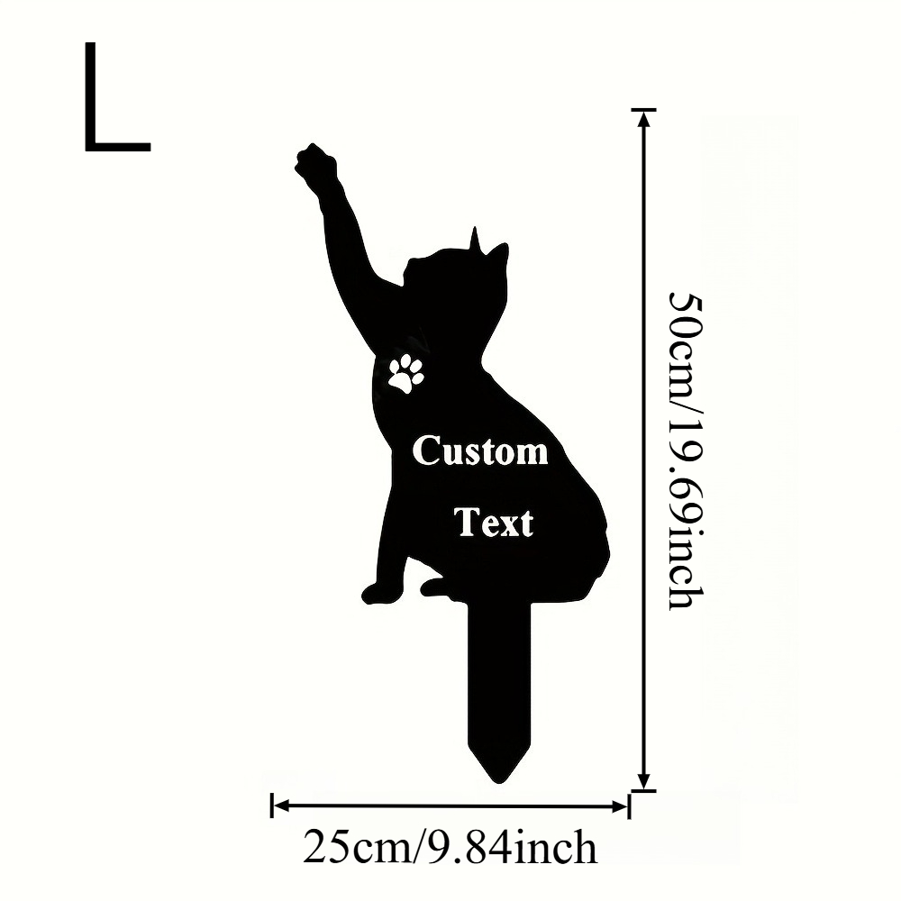 Custom Cat Memorial Stake, Cat - Industrial Laser Marker incelemesi ve fiyatı