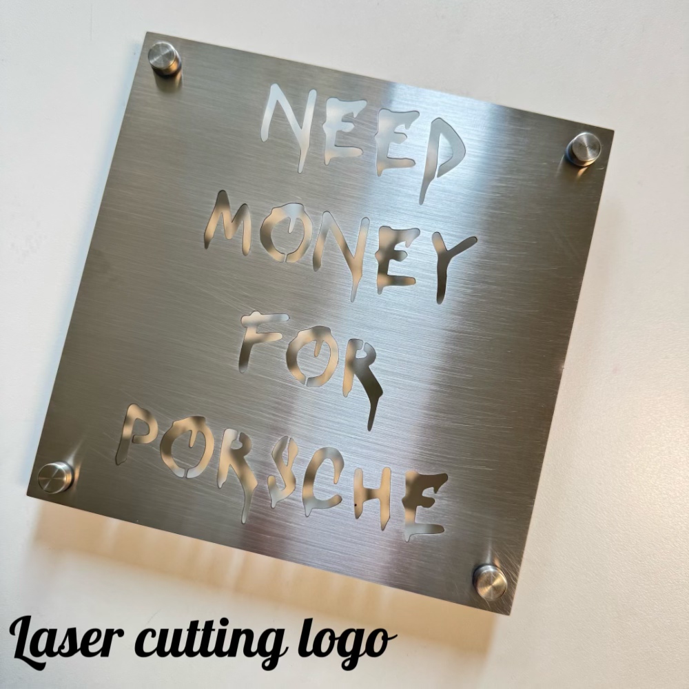 Modern Stainless Steel Signboa - Industrial Laser Power incelemesi ve fiyatı
