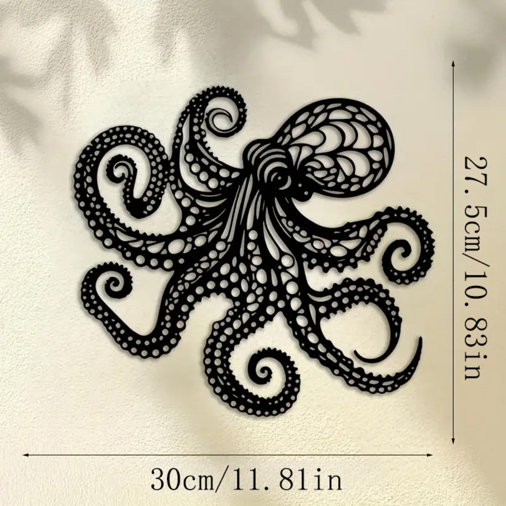 Large Metal Octopus Wall Art S - Industrial Laser Power incelemesi ve fiyatı