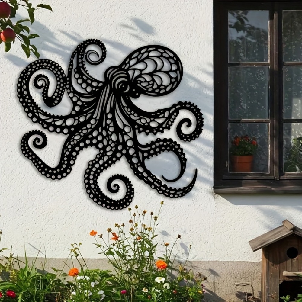 Large Metal Octopus Wall Art S - Industrial Laser Power incelemesi ve fiyatı