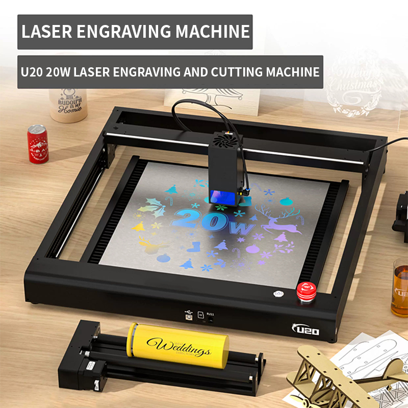 20W Laser Engraver U20 Laser E - Air Assist Pump Laser incelemesi ve fiyatı