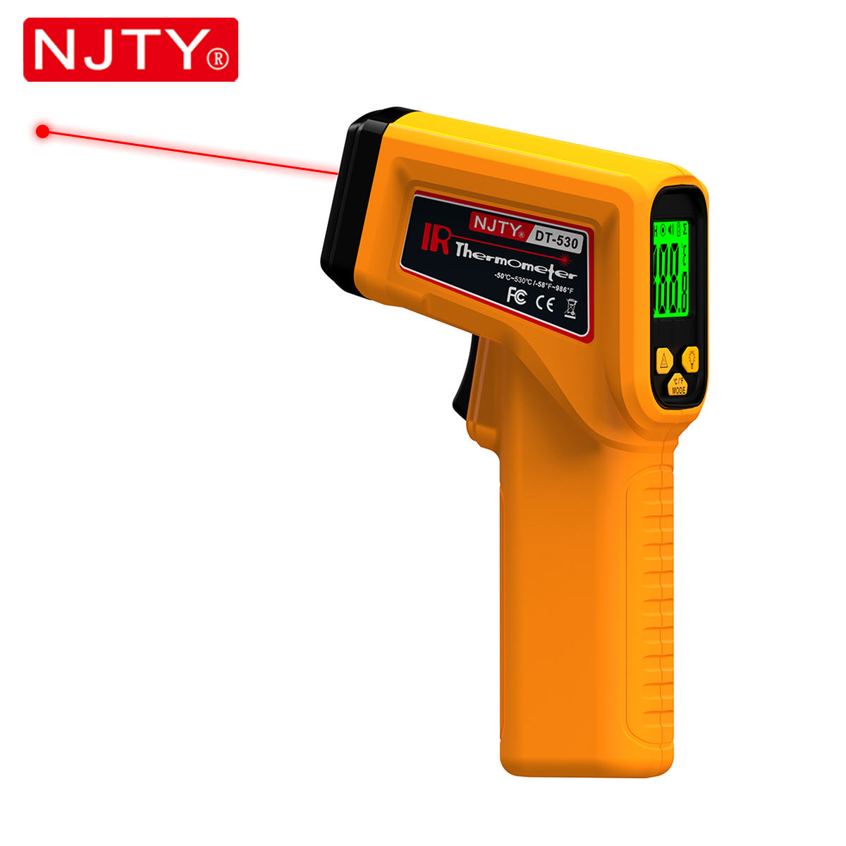 NJTY Infrared Thermometer Lase - Industrial Infrared Laser incelemesi ve fiyatı