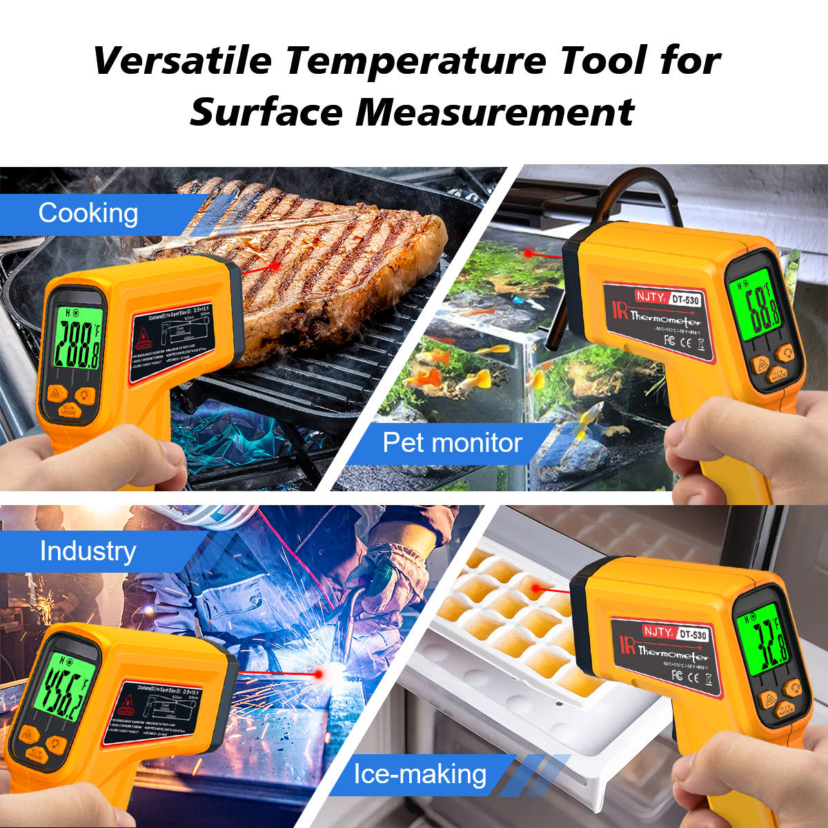 NJTY Infrared Thermometer Lase - Industrial Infrared Laser incelemesi ve fiyatı
