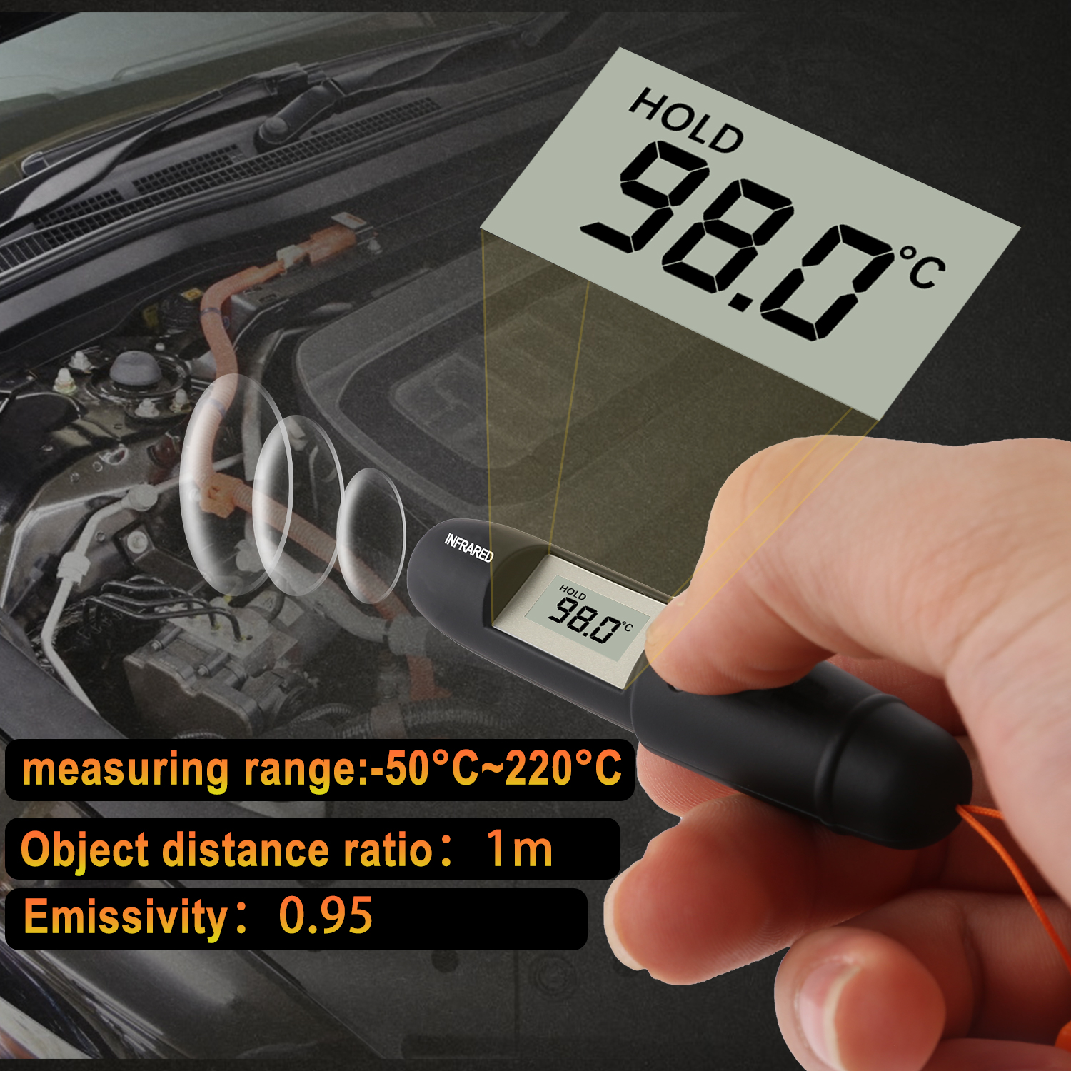 Mini Infrared Thermometer Pen  - Industrial Infrared Laser incelemesi ve fiyatı