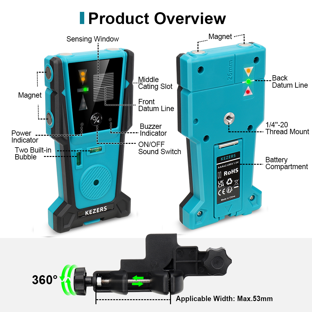 KEZERS Red Green Laser Level R - Industrial Laser Sensor incelemesi ve fiyatı