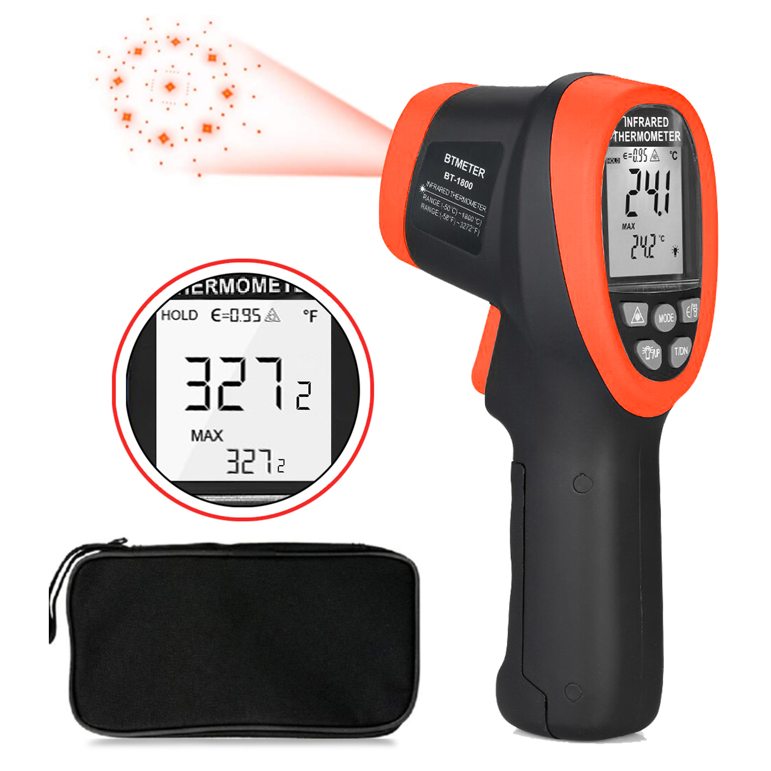 Non Contact Infrared Thermomet - Industrial Infrared Laser incelemesi ve fiyatı