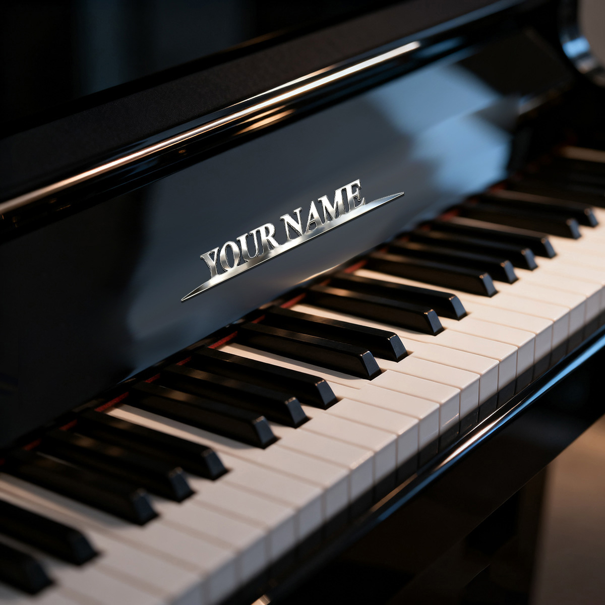Metal Trendy YOUR NAME Sticker - Industrial Laser Power incelemesi ve fiyatı