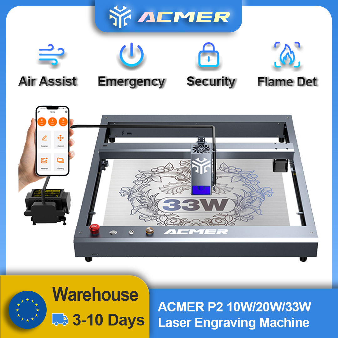 ACMER P2 Laser Engraver 33W 20 - Industrial Laser Solutions incelemesi ve fiyatı