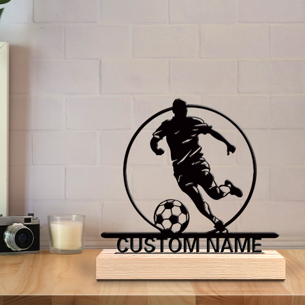 Custom Soccer Player Metal Sta - Industrial Laser Marker incelemesi ve fiyatı