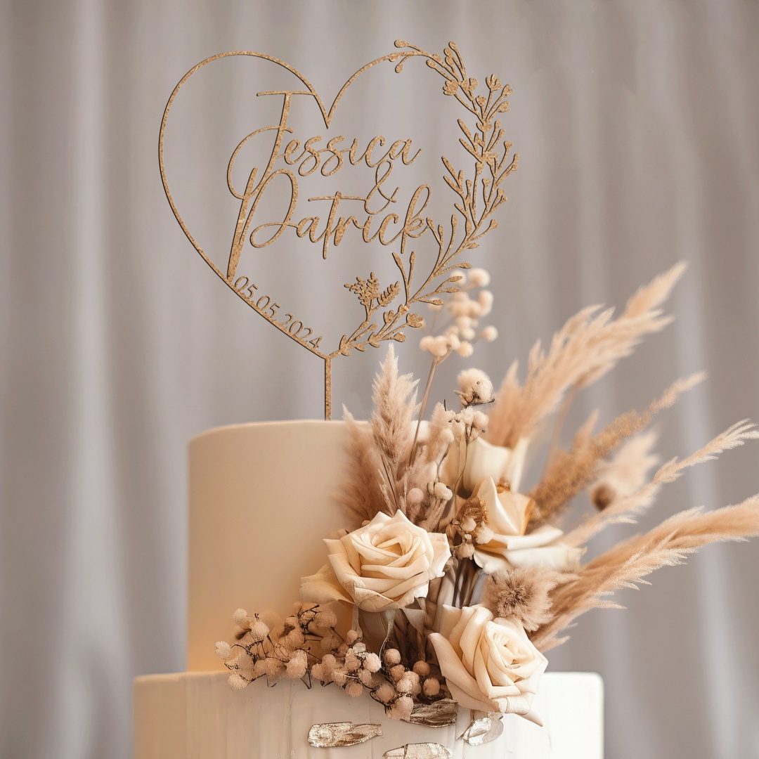 Gold Cake Topper with Heart, H - Industrial Laser Power incelemesi ve fiyatı