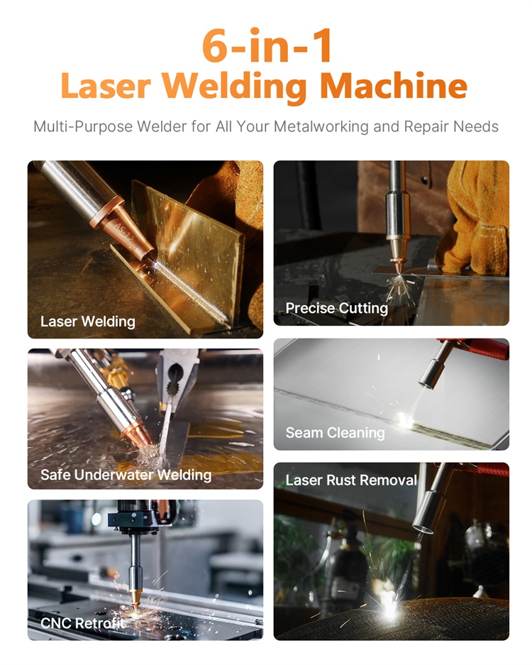 3 in 1 Weld Cut Clean 700W Ind - Industrial Handheld Laser Welder incelemesi ve fiyatı