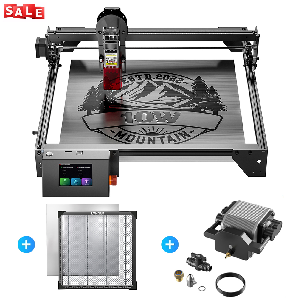 RAY5 10W Laser Engraving Cutti - Air Assist Pump Laser incelemesi ve fiyatı