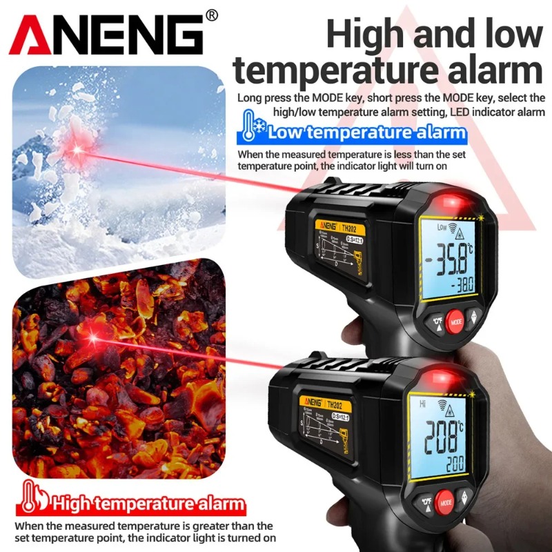 ANENG TH202 Industrial Handhel - Industrial Infrared Laser incelemesi ve fiyatı