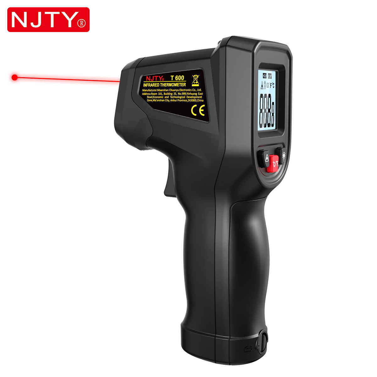 NJTY T600 Infrared Thermometer - Industrial Infrared Laser incelemesi ve fiyatı