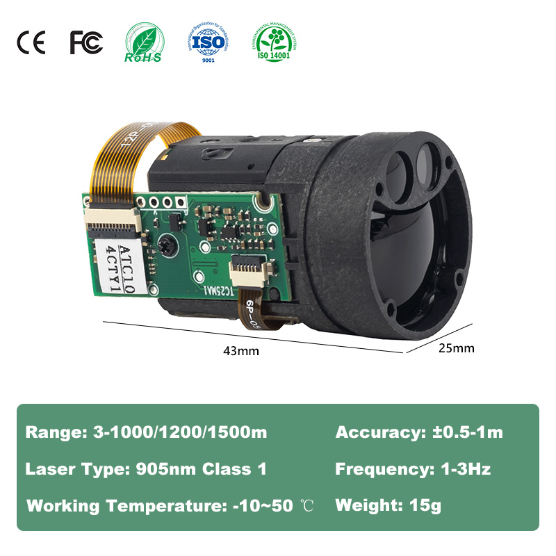 1200m Mini TOF Laser Rangefind - Industrial Applications Of Laser incelemesi ve fiyatı