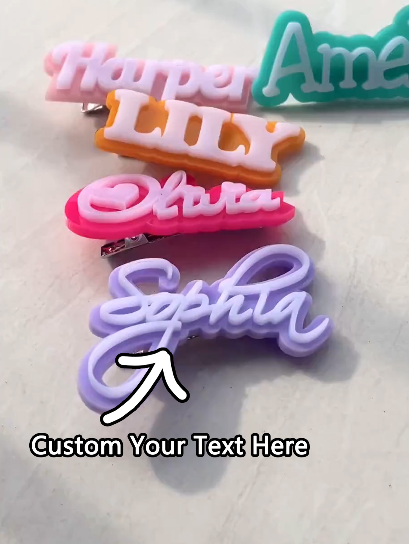 Custom Name Hair Clip - Name B - Industrial Laser Power incelemesi ve fiyatı