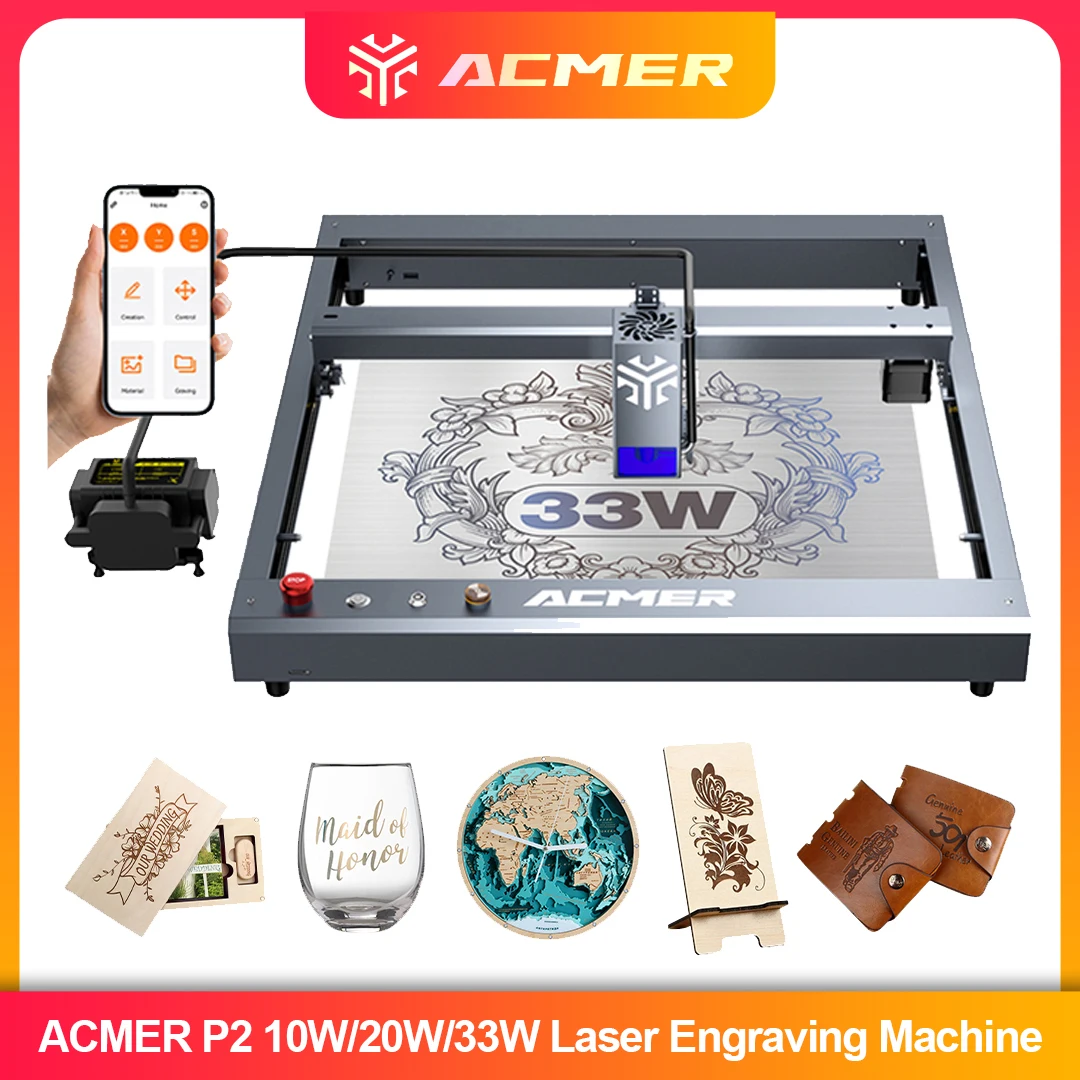 ACMER P2 Laser Engraver 33W 20 - Industrial Laser Solutions incelemesi ve fiyatı