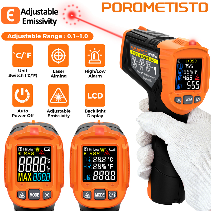 -50~380C Infrared Thermometer  - Industrial Infrared Laser incelemesi ve fiyatı