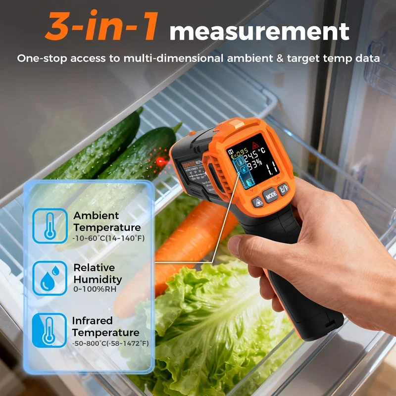 -50~380C Infrared Thermometer  - Industrial Infrared Laser incelemesi ve fiyatı