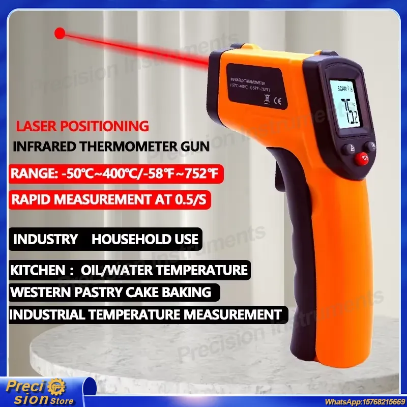 Infrared Thermometer Gun Non C - Industrial Infrared Laser incelemesi ve fiyatı