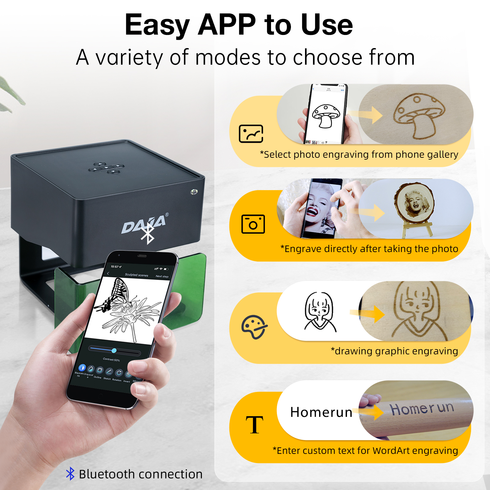 DAJA DJ6 Mini Portable Laser E - Industrial Laser Cutting incelemesi ve fiyatı